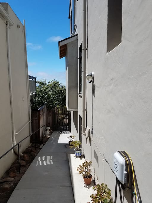 Side Path Entrance to Yard