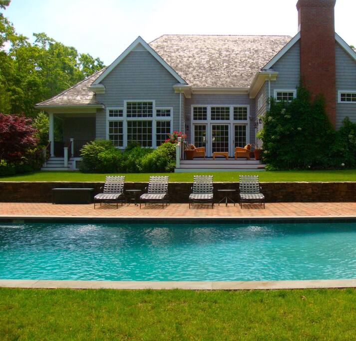 Heated gunite pool