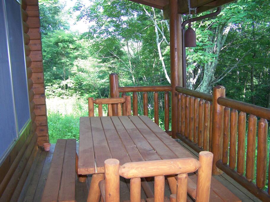beautiful view from porch - summer