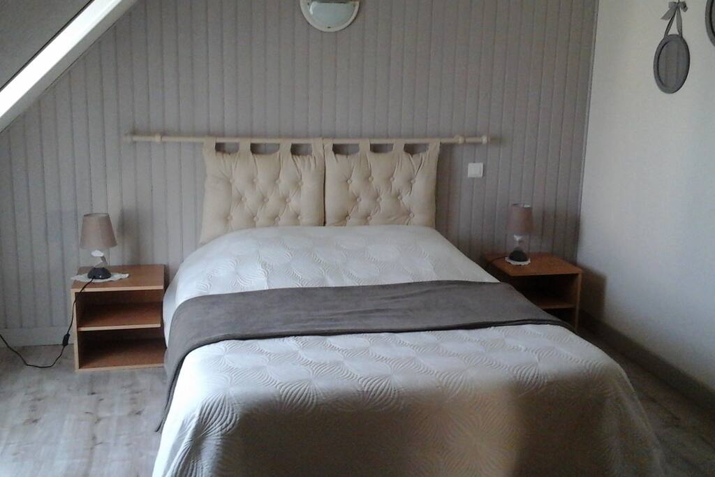 chambre beige