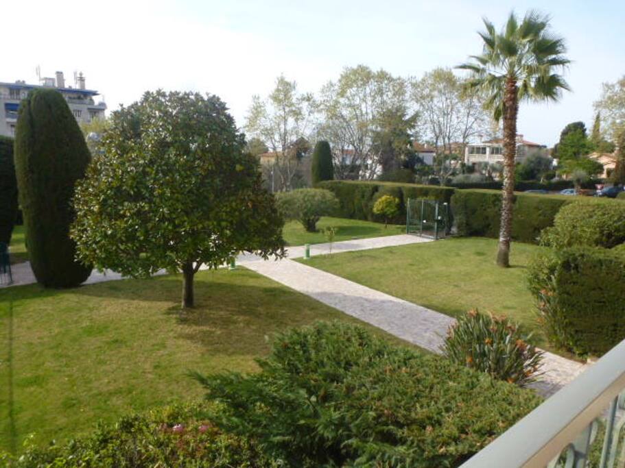 les jardins de la copropriété