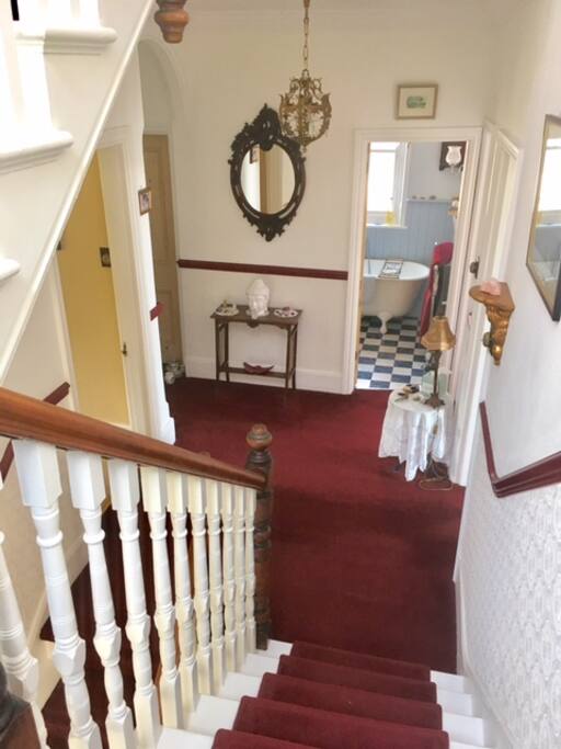 Looking down onto the First Landing