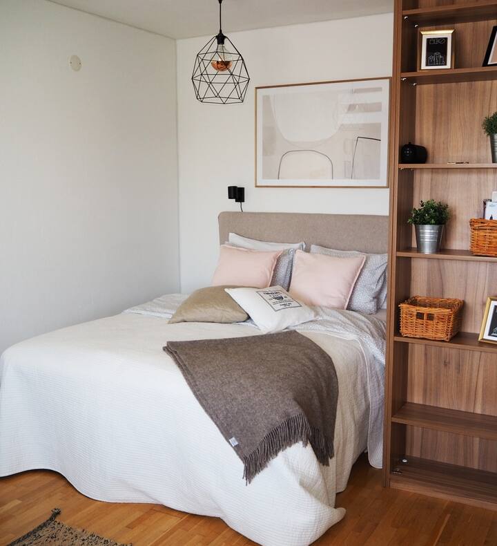 Интересная планировка спальни Studio Meri-Naantali - Apartemen untuk Disewakan di Naantali, Finlandia