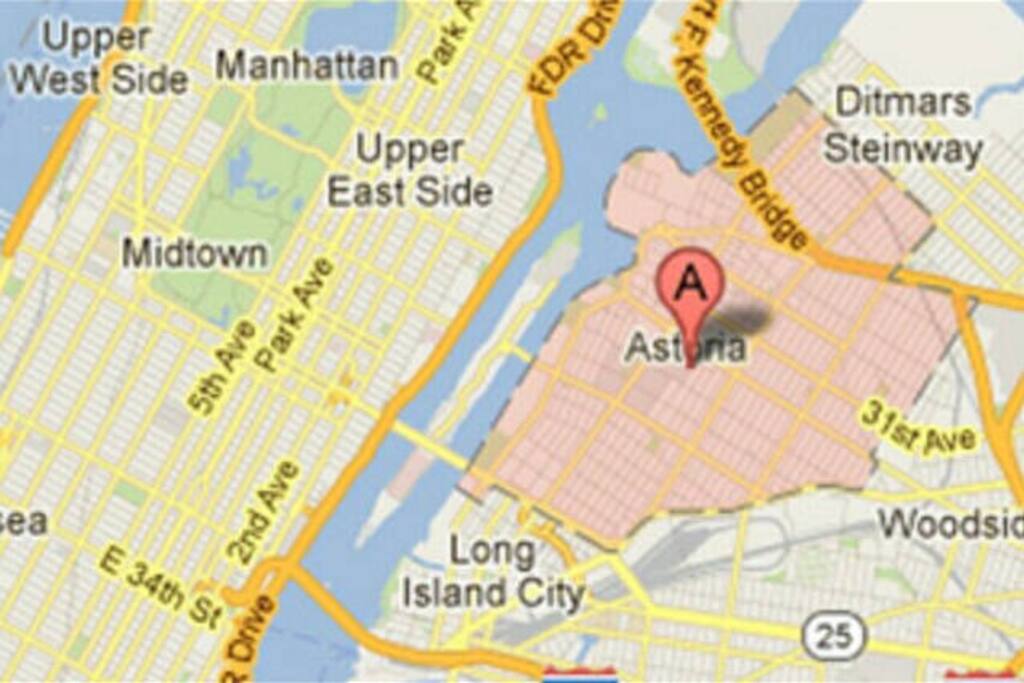 Very close to Manhattan