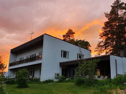 White Villa between two lakes