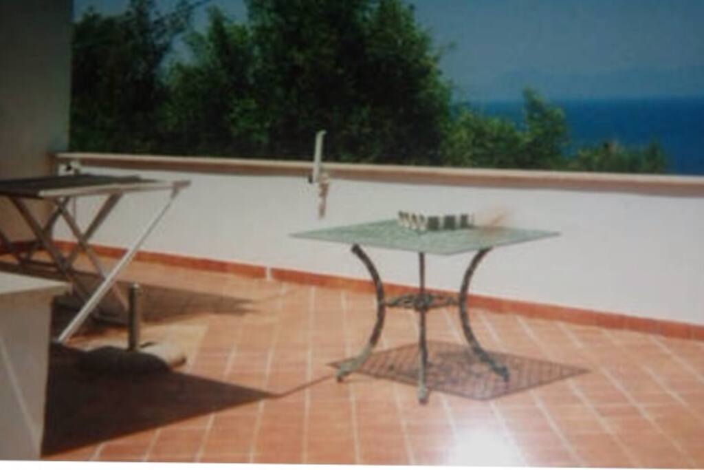 Terrazza privata con panorama