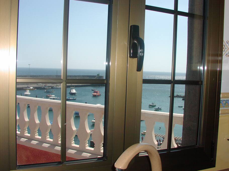 Vista desde la ventana de la cocina
