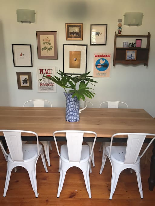 The open-plan dining area.