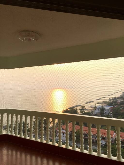 Balcony with sea view