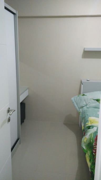 Space in the main bedroom