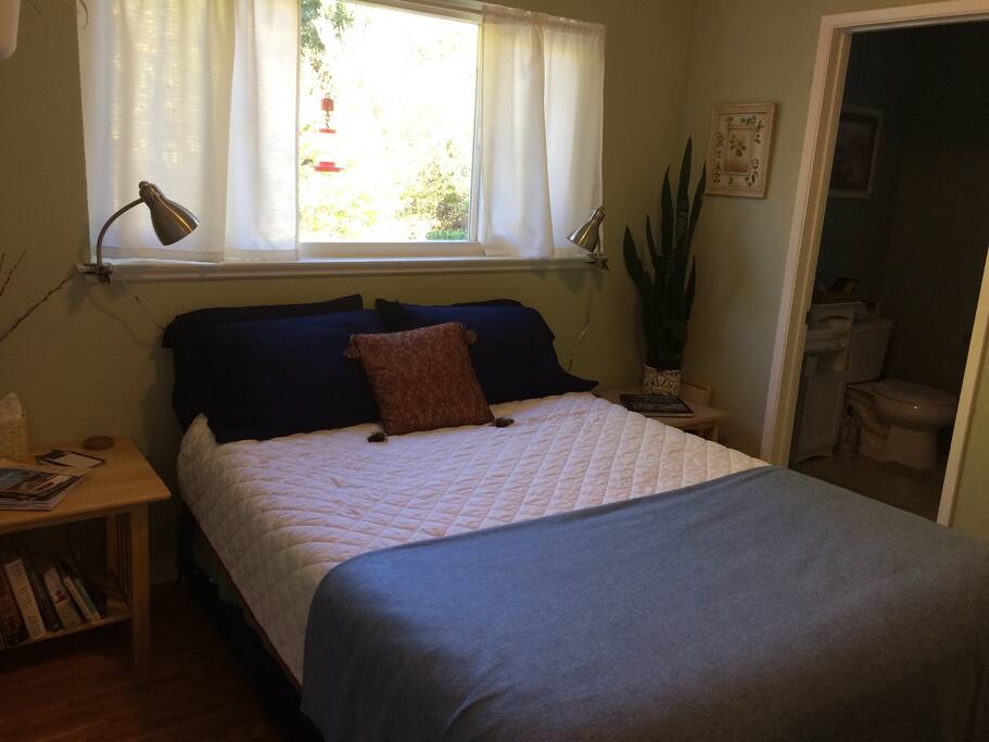 Bright airy bedroom
