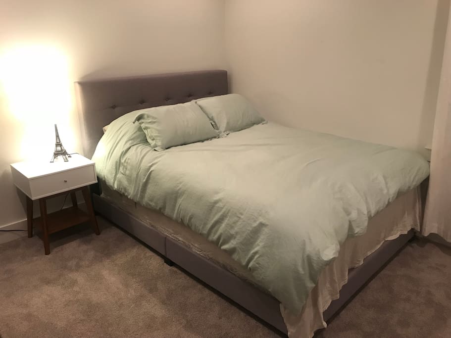 Private bedroom with queen bed