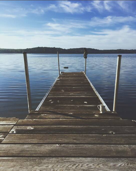 A Morning Coffee on the Dock