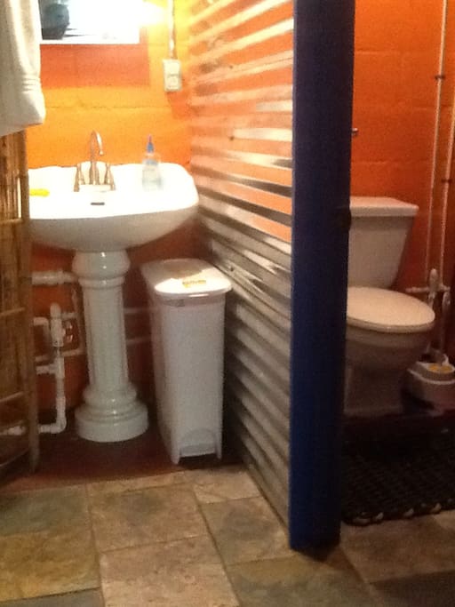 Bathroom, adjacent to bedroom