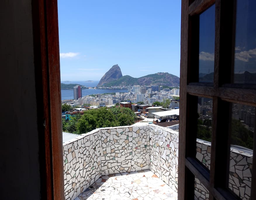 Rooms with terrace...Yes, that's the Sugar Loaf