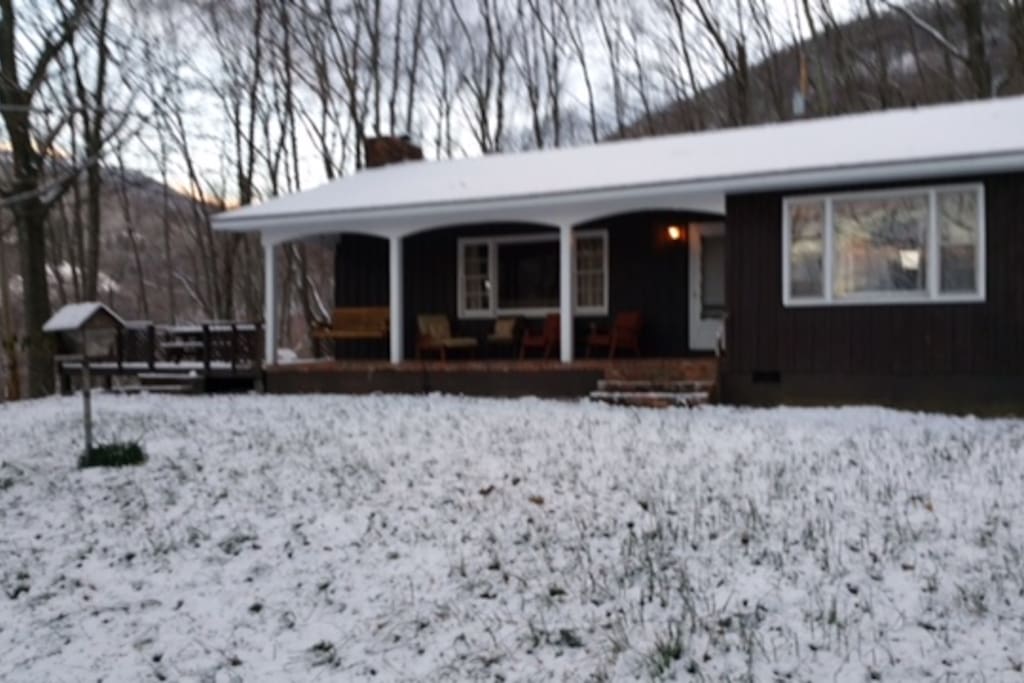 You never know when it will snow in the winter! This was late March 2016.