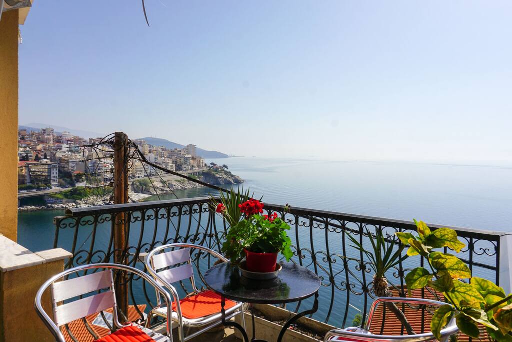 Unique View from our private garden and balcony
