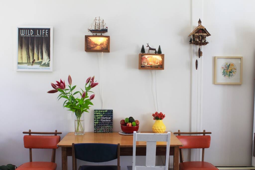 Kitchen/lounge room-so much sun, its bright all day!
