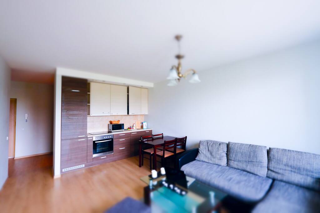 Kitchen, sofa
