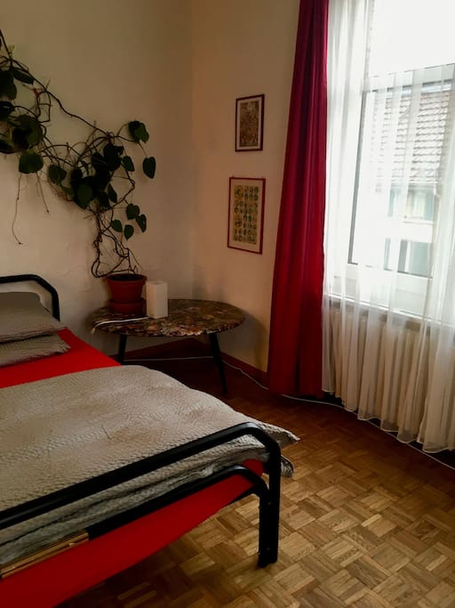 Comfortable and pretty, this room has jokingly been called "The Presidential Suite"...