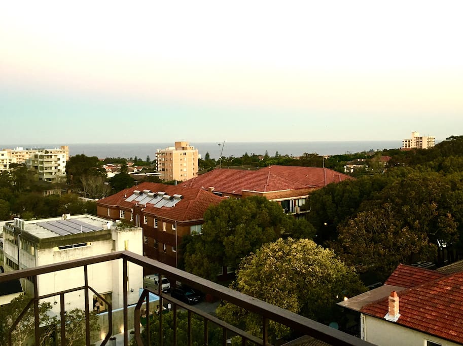 View of Bondi Beach from Apartment