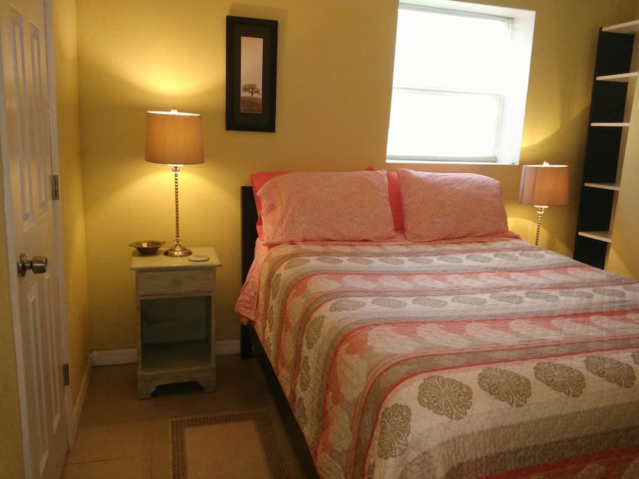 Welcome home! have a good night sleep in this comfortable bed.