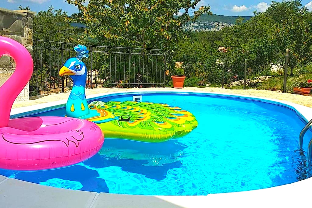 Have some fun in the private pool You have only for Yourself :)