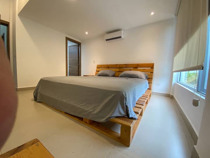 Bingwa wawili walio na kitanda cha ukubwa wa kifalme 