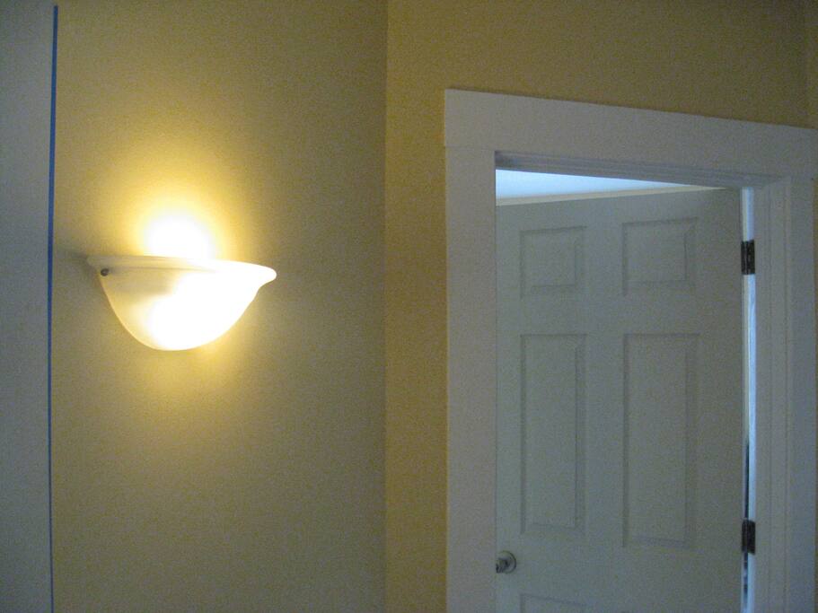 Well lit Hallways & Staircase