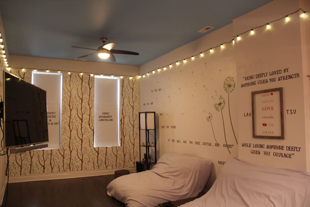 Experience a fun stay in this cozy, unique, and spacious setting