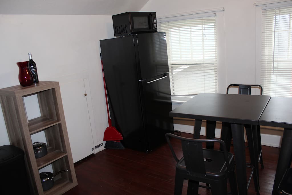 Fridge and Microwave