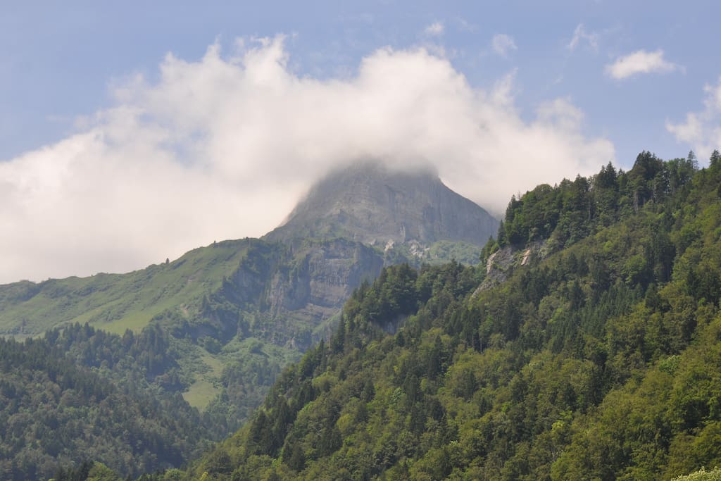 blick in die berge