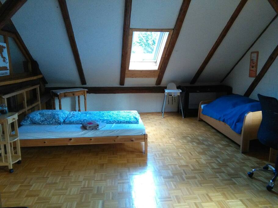 Das hier ist das Zimmer für unsere Gäste