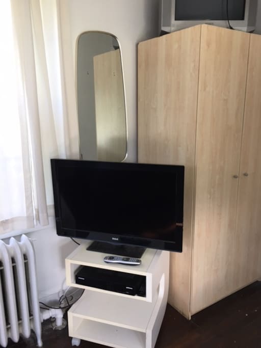 TV and Armoire