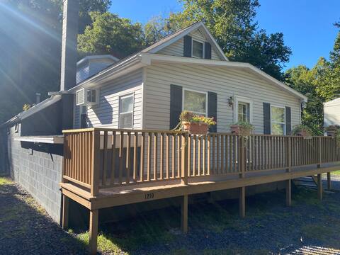 Creekside Chalet @ Knoebels! Deck, Yard & FirePit