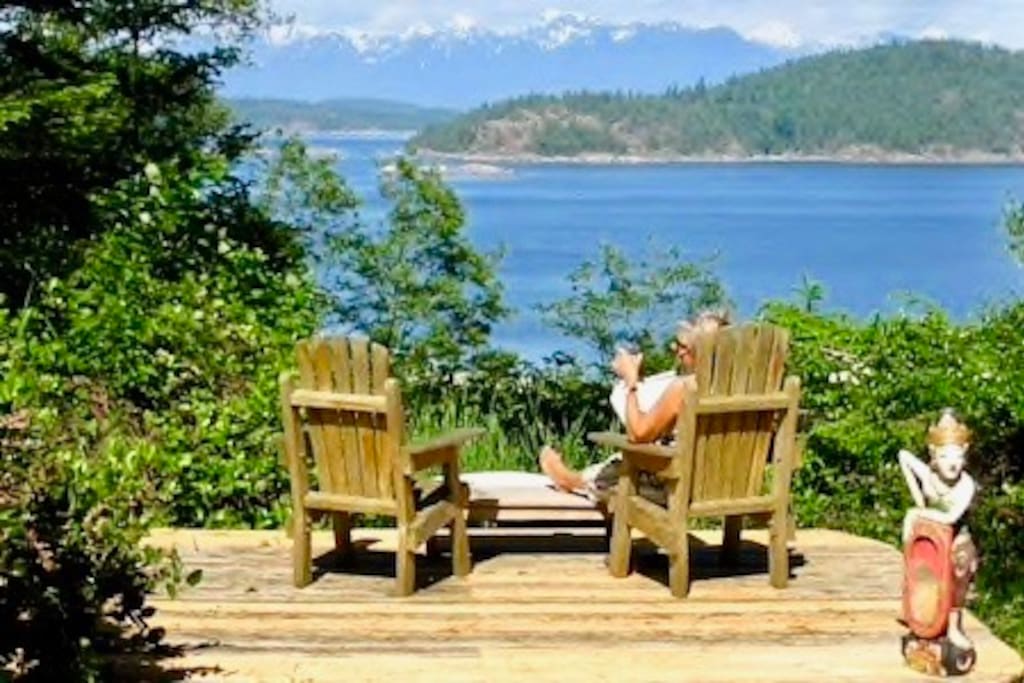View from the front deck
