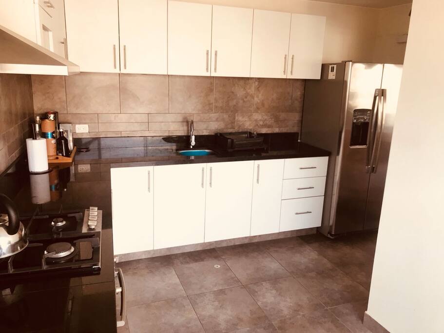 Cocina tablero granito