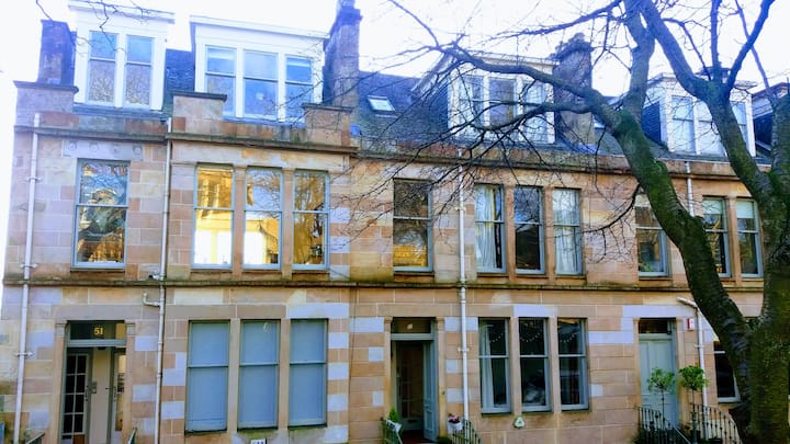 Beautiful Listed Townhouse in West End of Glasgow