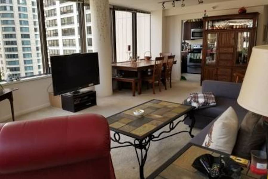 Living/dining room area