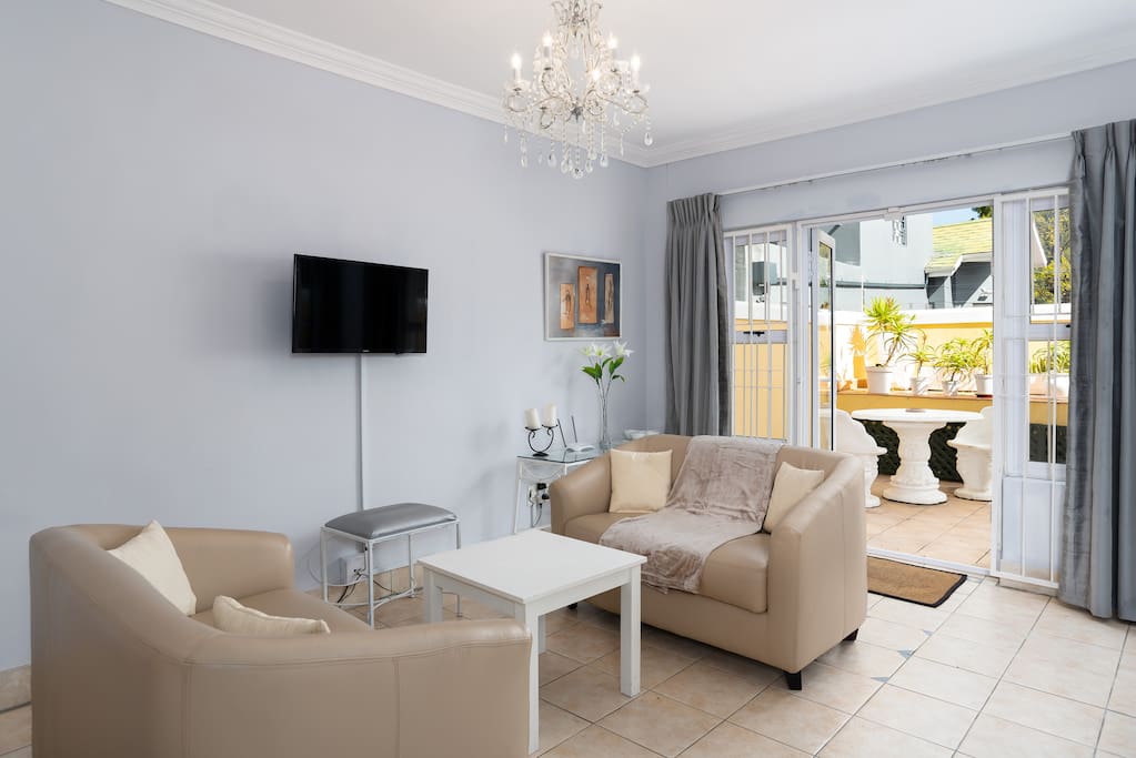 Lounge leading onto patio