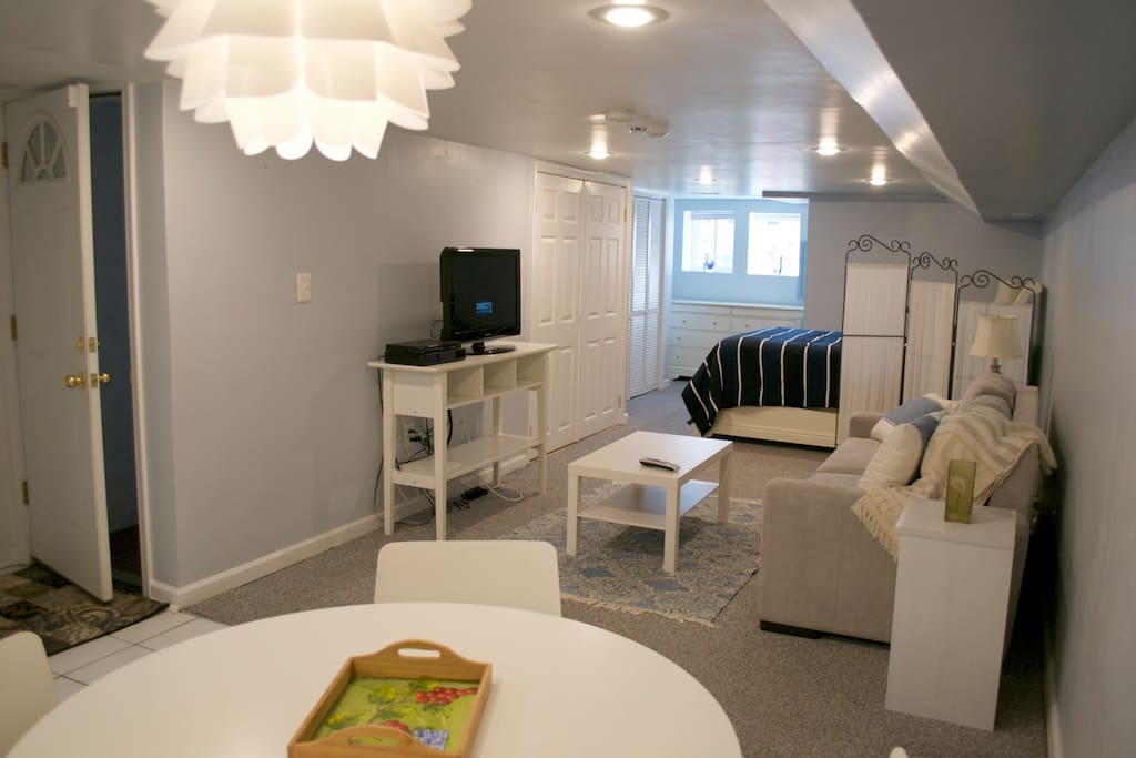 Living and Bedroom Area (DirecTV!)