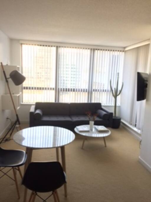 The living / dining room