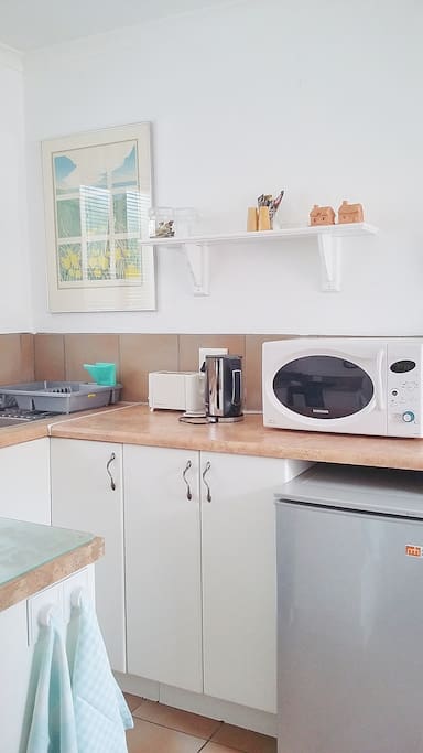 Our versatile yet quaint kitchen.