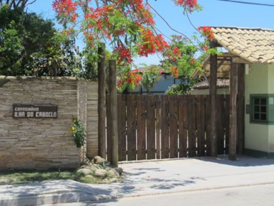 Entrada do Condomínio Ilha do Caboclo