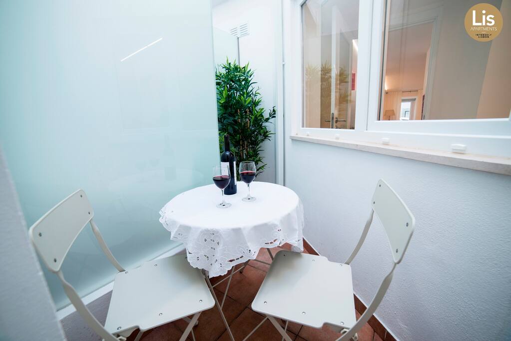 Small private patio