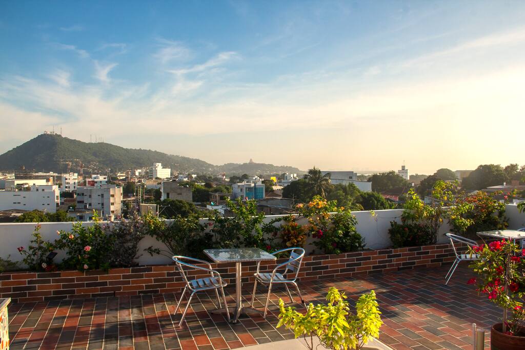 La popa desde la terraza.
