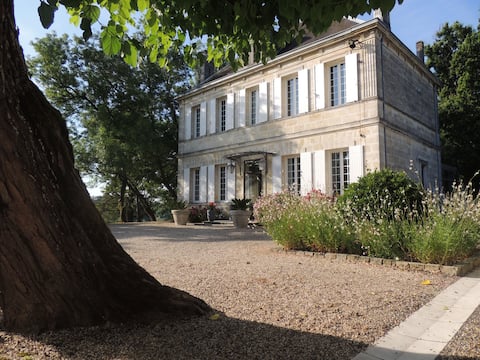 In the heart of the Bordeaux vineyards