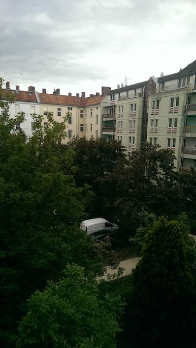 Blick aus dem Fenster