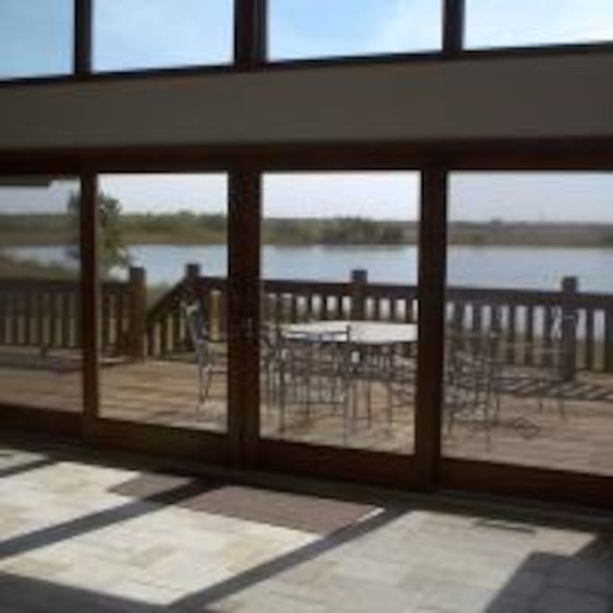 Deck looking out to the Lake