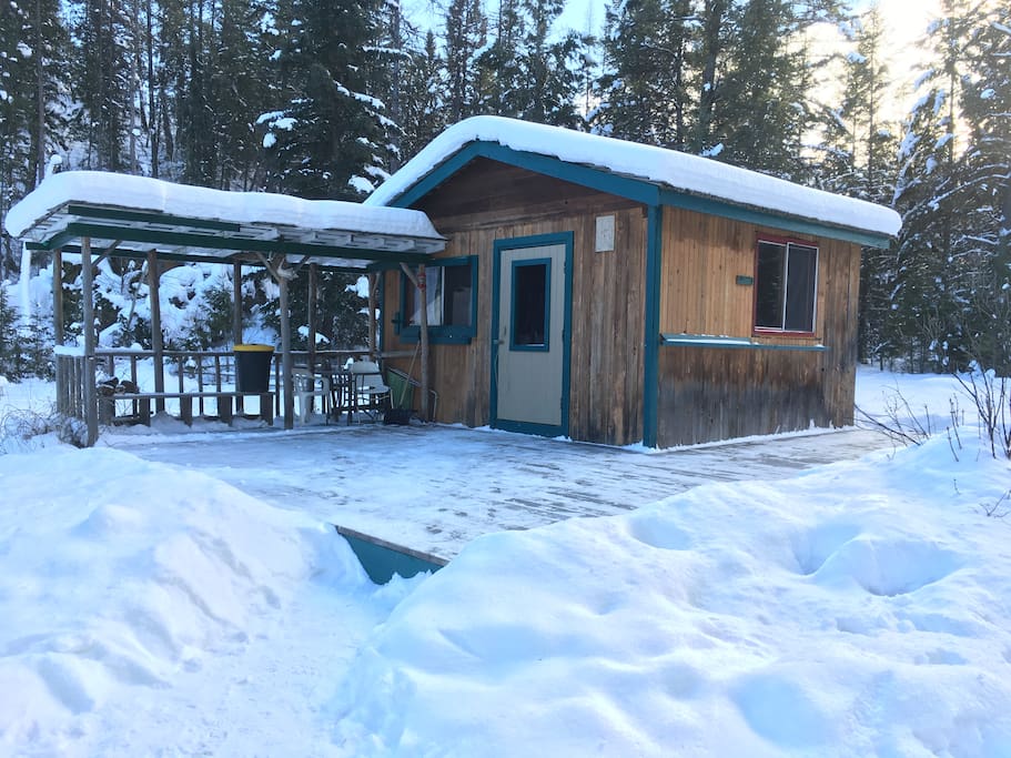 Winter Fishermans Cabin